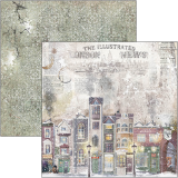 Papier scrapbooking Ciao London's Calling 12fe 20x20 assortiment