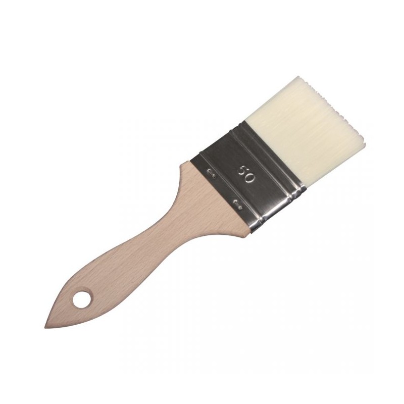 Pinceau synthétique plat 5cm Rayher
