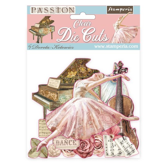 Die Cuts Clear Passion Stamperia Die Cuts Clear Passion Stamperia