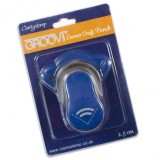 Perforatrice coin nuage medium 2.5cm Groovi
