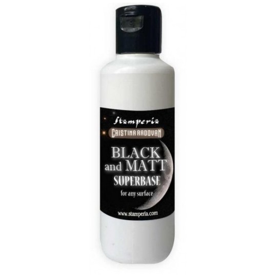 Superbase noire et mat Stamperia 80ml