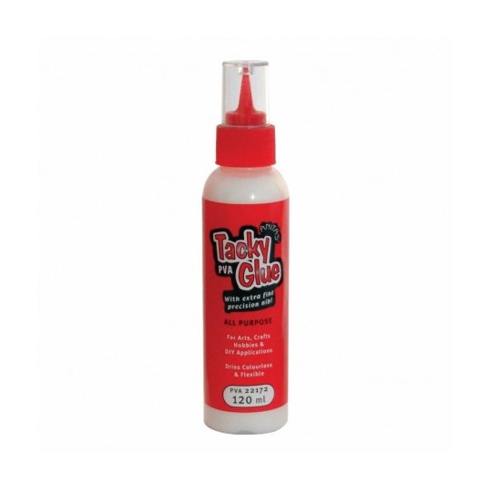 Colle Tacky Glue transparente flacon pointe très fine 120ml Colle Tacky Glue transparente flacon pointe très fine 120ml