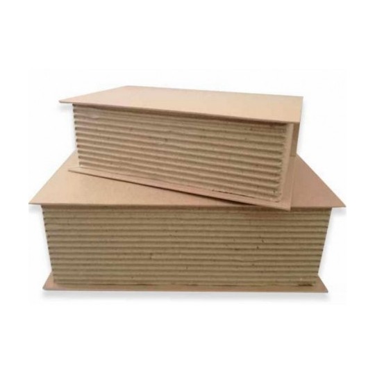 Set de 2 boites livres à décorer en carton Stamperia Set de 2 boites livres à décorer en carton Stamperia