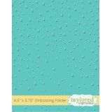 Classeur gaufrage fond goutte de pluie taylored