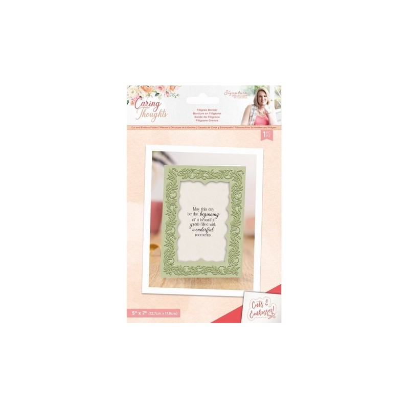 Dies découpe gaufrage Crafter's Companion Bordure en filigrane