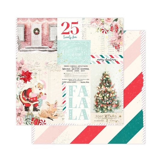 Papier Scrapbooking Candy Cane Lane Collection 30x30cm 26f