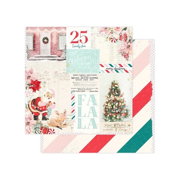 Papier Scrapbooking Candy Cane Lane Collection 30x30cm 26f