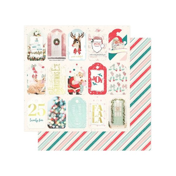 Papier Scrapbooking Candy Cane Lane Collection 30x30cm 26f