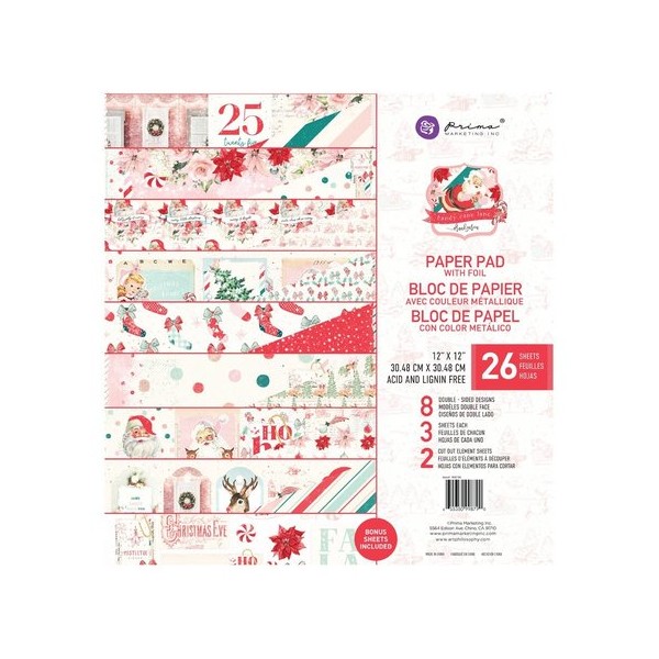 Papier Scrapbooking Candy Cane Lane Collection 30x30cm 26f