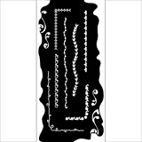 Pochoir scrapbooking Stamperia Create Happiness Welcome Home Bordures 12x25cm