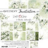 Assortiment scrapbooking Craft O Clock Greenery Invitation 24fe 20x20