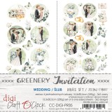 Tags scrapbooking Craft O Clock Greenery Invitation - Wedding 15x30