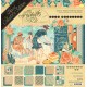 Papier scrapbooking Graphic 45 Café Parisian Deluxe Collector's Edition recto verso 30x30 24fe assortiment