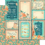 Papier scrapbooking Graphic 45 Café Parisian Deluxe Collector's Edition recto verso 20x20 24fe assortiment