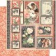 Papier scrapbooking Graphic 45 Mon amour Deluxe Collector's Edition recto verso 20x20 24fe assortiment