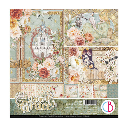 Papier scrapbooking Ciao Reign Of Grace 12fe 20x20 assortiment Papier scrapbooking Ciao Reign Of Grace 12fe 20x20 assortiment