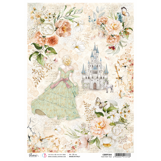 Papier de riz Ciao Bella A4 Your Fairy Tale