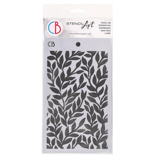 Pochoir scrapbooking Ciao Bella Ramage 12x20cm