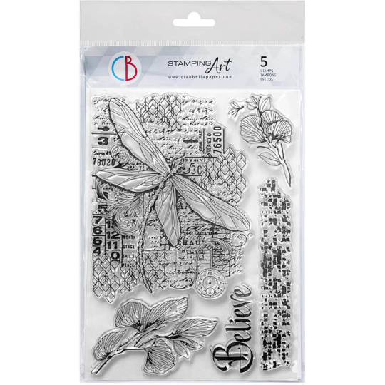Tampon clear Fly Through Dreams 10x15cm Ciao Bella
