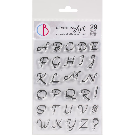 Tampon clear Moonlight Uppercase Alphabet 15x20cm Ciao Bella Tampon clear Moonlight Uppercase Alphabet 15x20cm Ciao Bella