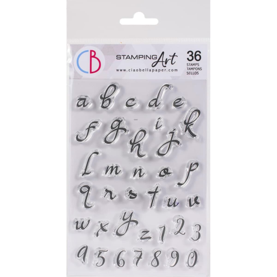 Tampon clear Moonlight Lowercase Alphabet 15x20cm Ciao Bella