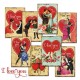 Etiquettes décoratives I Love You 24p