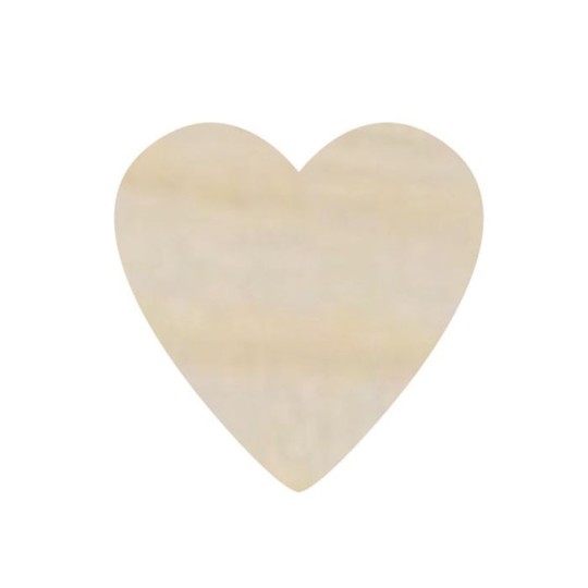 Coeur à décorer 6.5x7.5cm Stamperia 1 pièce