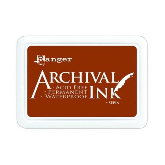 Tampon encreur Archival Ink Ranger Sepia
