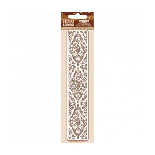 Tampon caoutchouc Tapisserie 4x18cm Stamperia