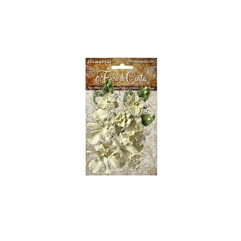 Fleurs Stamperia orchidées et fleurs 