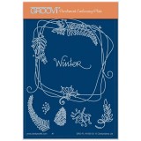 Groovi gabarit parchemin Winter 10x15cm