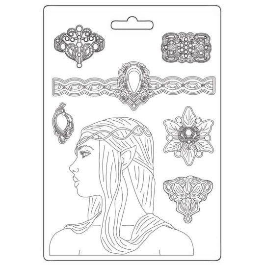 Moule souple Magic Forest amazon Stamperia A5