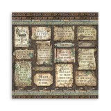 Papier scrapbooking Magic Forest Stamperia 10f 30x30 assortiment