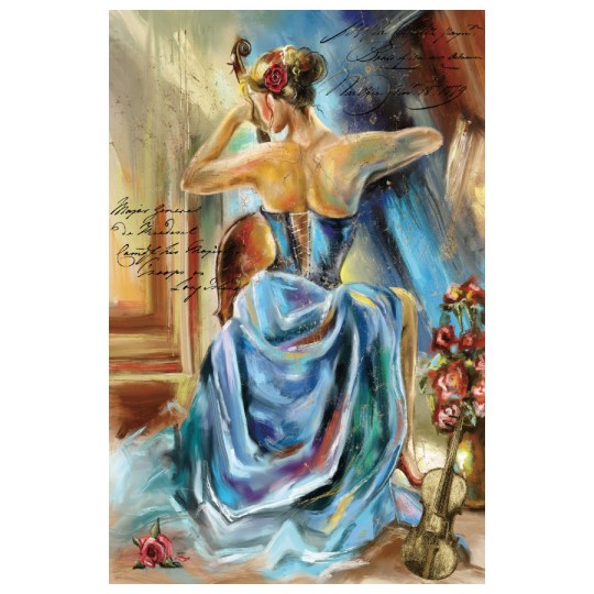 Papier Tissu Décoratif Hokus Pokus Solo Cello Decor Weave 57x80.45cm