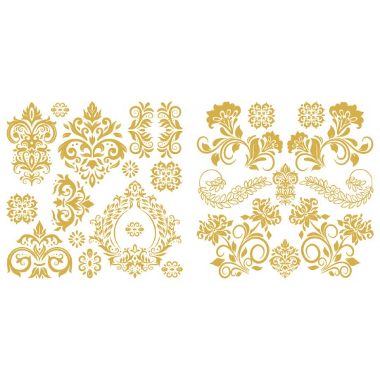 Transfert Foil Métallique Rococo Hokus Pokus 30x30cm