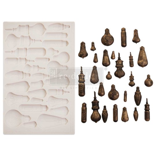Moule silicone Finnabair Vintage Light Bulbs 12x20cm