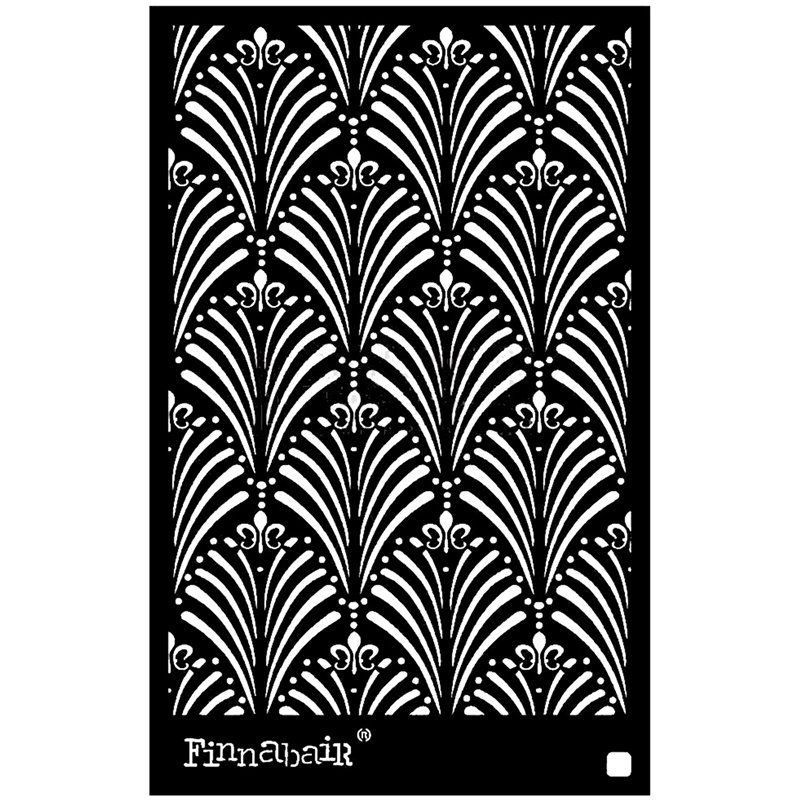 Pochoir décoratif Finnabair Art Deco Wall 15x22cm 0.8mm