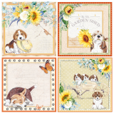 Papier scrapbooking Ciao Bella Farmhouse Garden 8fe 30x30 assortiment