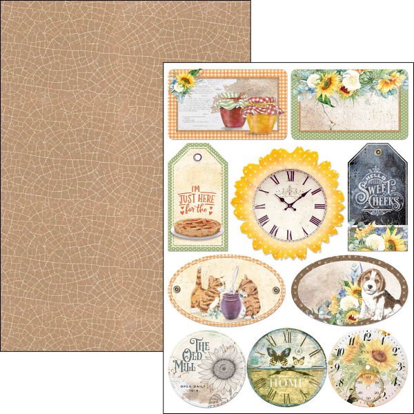 Papier scrapbooking Ciao Bella Farmhouse Garden 9fe A4 assortiment