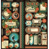 Papier scrapbooking Graphic 45 Couture Deluxe Collector's Edition recto verso 30x30 24fe assortiment