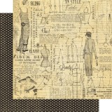 Papier scrapbooking Graphic 45 Couture Deluxe Collector's Edition recto verso 30x30 24fe assortiment