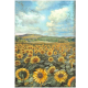 Papier de riz Sunflower Art paysage Stamperia A4