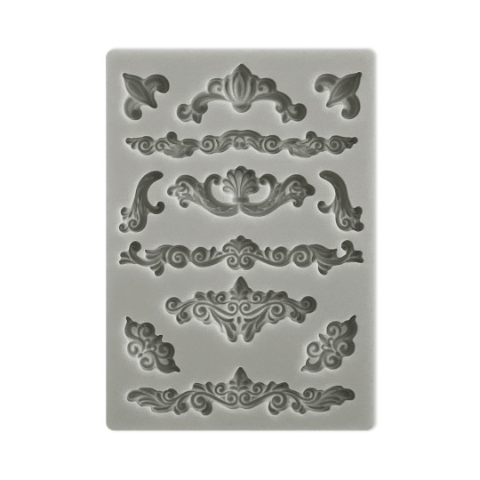 Moule silicone Sunflower Art angles et embellissements A6 Stamperia