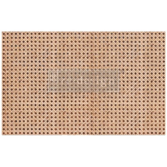 Papier de Murier Tissu Mulberry Redesign Cane Rattan 48x76cm
