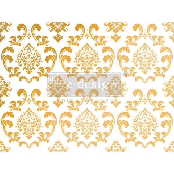 Transfert pelliculable Gold Foil Kacha Redesign House Of Damask