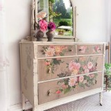 Transfert pelliculable Dahlia Forever 61x89cm