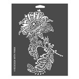 Pochoir décoratif Redesign Adored Paisley  22x30cm 0.8mm