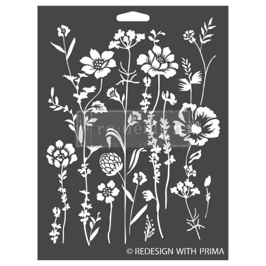 Pochoir décoratif Redesign Meadow Bloom 22x30cm 0.8mm