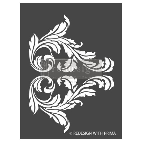 Pochoir décoratif Redesign Splendid Scroll 22x30cm 0.8mm