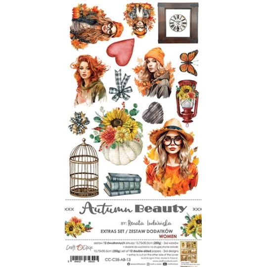 Extras set scrapbooking Craft O Clock  Autumn Beauty - Women